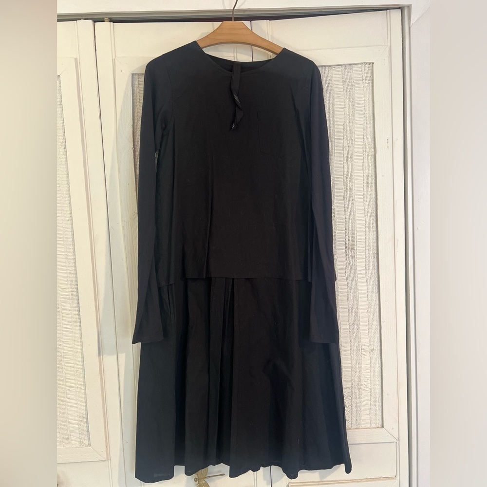 Kowtow layered tunic long sleeve dress size XS
